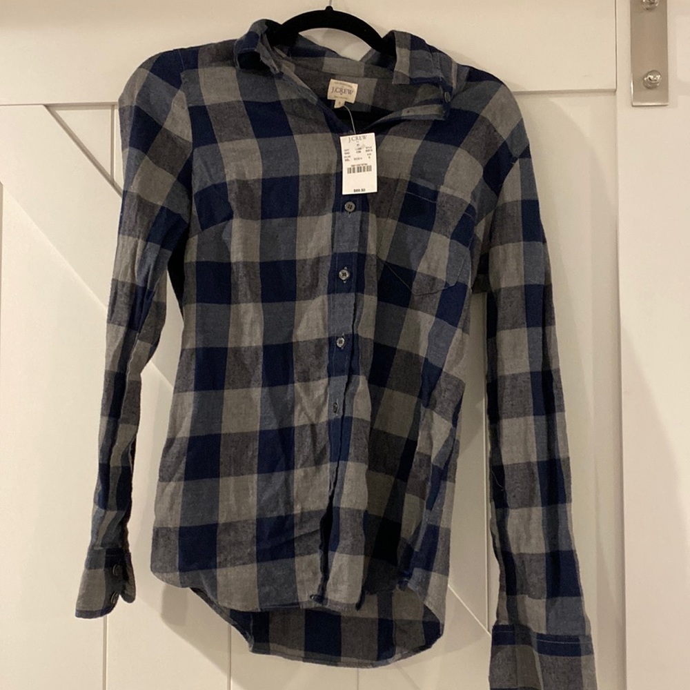 NWT JCREW Flannel shirt size small